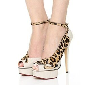 Charlotte Olympia Leopardess‎ Platform Pump